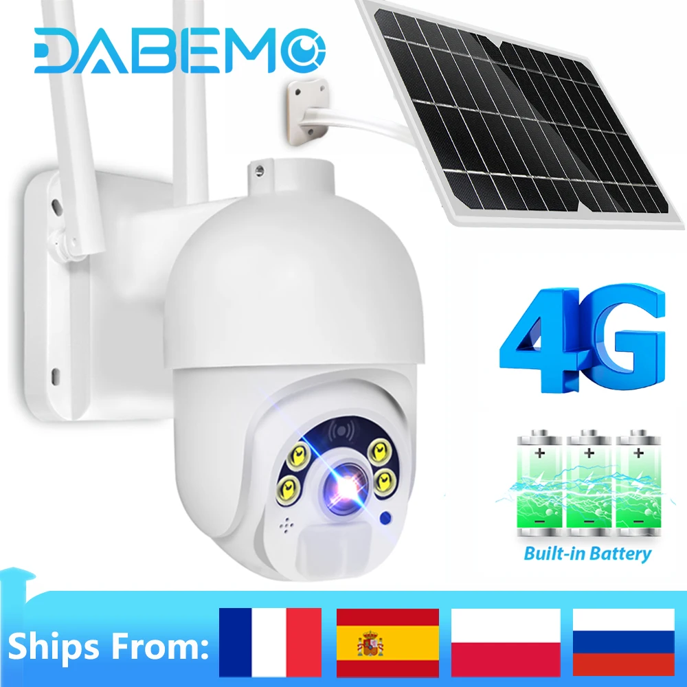 Беспроводная уличная PTZ-камера видеонаблюдения с Wi-Fi, 1080P, 4G, со встроенным аккумулятором и солнечной батареей
Беспроводная уличная PTZ-камера видеонаблюдения с Wi-Fi, 1080P, 4G, со встроенным аккумулятором и солнечной батареей