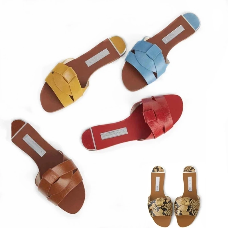 Brand ZARZ Transparent Flat Slippers For Women 2022 Summer New Leather Cross Decoration Women's Sandals Woman Shoes Plus Size 41
Brand ZARZ Transparent Flat Slippers For Women 2022 Summer New Leather Cross Decoration Women's Sandals Woman Shoes Plus Size 41