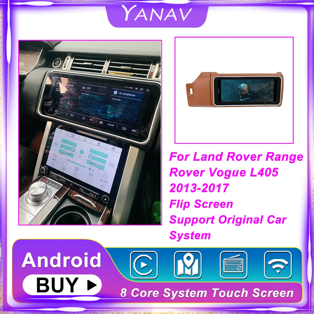 Автомагнитола Android для Land Rover Range Rover Vogue L405 2013-2017, аудио, GPS-навигация, магнитофон, мультимедийный плеер
Автомагнитола Android для Land Rover Range Rover Vogue L405 2013-2017, аудио, GPS-навигация, магнитофон, мультимедийный плеер