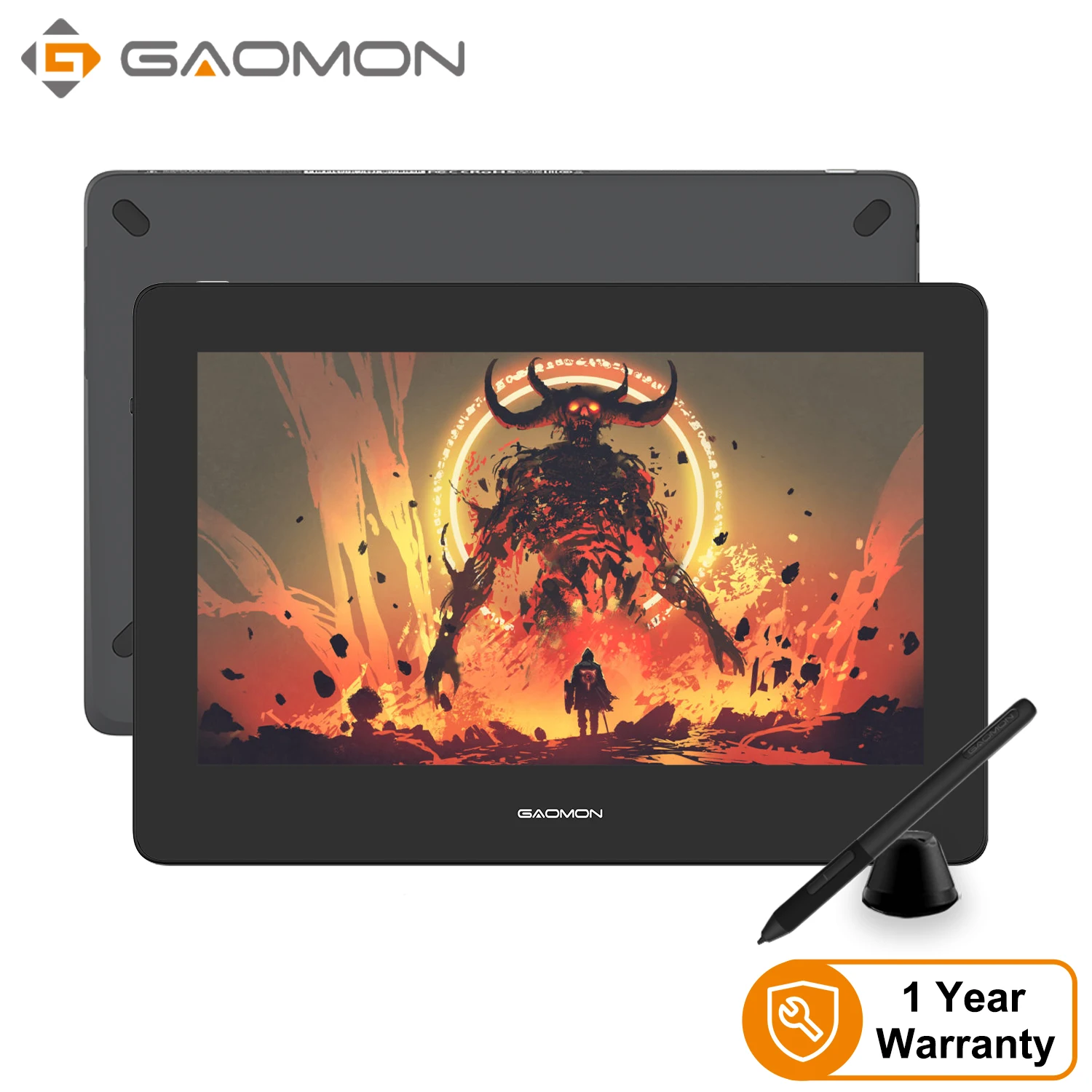 Портативный планшет для рисования GAOMON PD1220 11 6 дюйма 8192 уровней цифровой монитор Mac