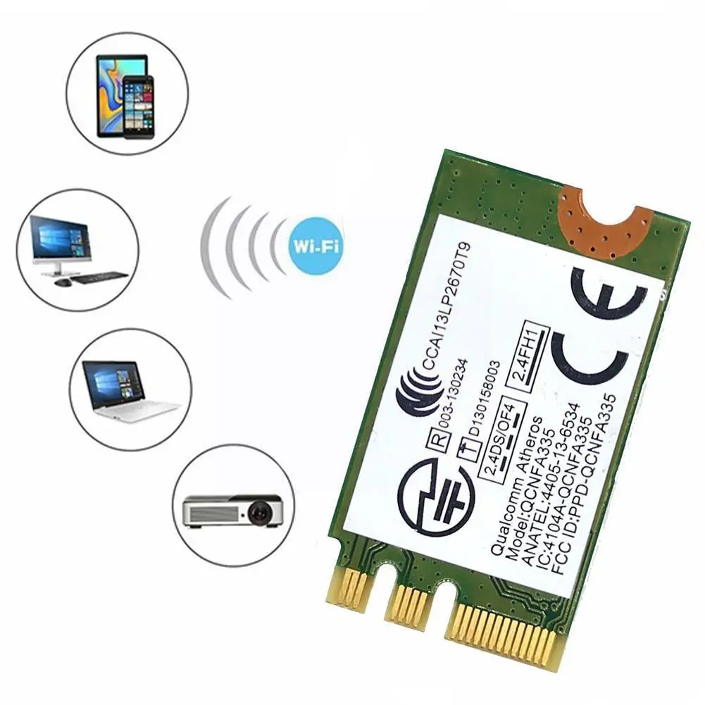 For G40-70 G40-80 G50-80 B40-80 Z40-70 E455 M.2 Fru Wireless Ngff Qcnfa335 E555 Atheros Nfa335 Card 04x6022 D8f1
For G40-70 G40-80 G50-80 B40-80 Z40-70 E455 M.2 Fru Wireless Ngff Qcnfa335 E555 Atheros Nfa335 Card 04x6022 D8f1