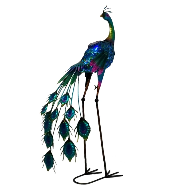 Villa Garden Courtyard Exhibition Hall Window Decoration Props Sparkling Change Color Solar Light Peacock Ornaments
Villa Garden Courtyard Exhibition Hall Window Decoration Props Sparkling Change Color Solar Light Peacock Ornaments