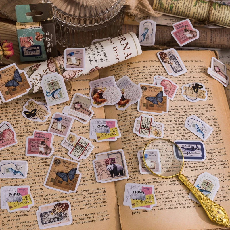 45 pcs Vintage Boxed Stickers DIY Diary Decoration labels Diary Album Stationery Sticker for Scrapbooking Collage material
45 pcs Vintage Boxed Stickers DIY Diary Decoration labels Diary Album Stationery Sticker for Scrapbooking Collage material