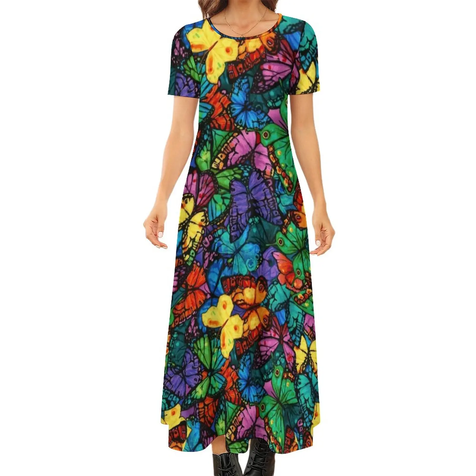 Colorful Butterfly Dress Vintage Animal Streetwear Boho Beach Long Dresses Woman Party Maxi Dress Gift
Colorful Butterfly Dress Vintage Animal Streetwear Boho Beach Long Dresses Woman Party Maxi Dress Gift