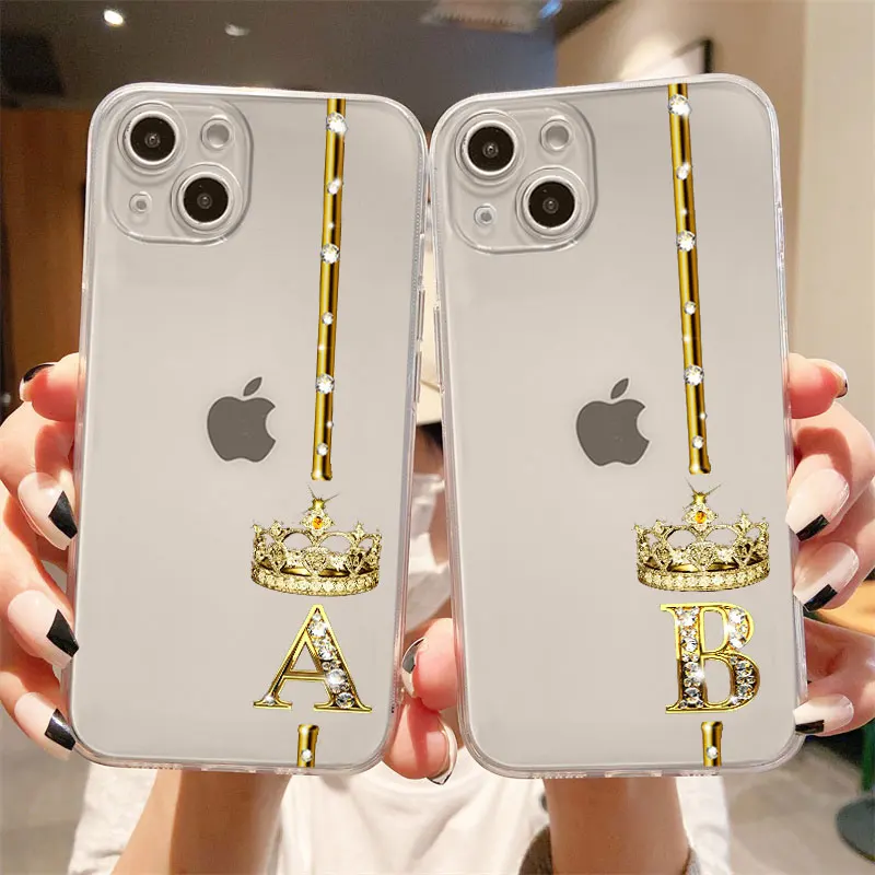 Clear Case For Apple iPhone 14 11 13 12 Pro 7 8 Plus XR X XS Max 6 6S 13Pro Silicone Phone Cover Rose Gold 26 Letters A B C
Clear Case For Apple iPhone 14 11 13 12 Pro 7 8 Plus XR X XS Max 6 6S 13Pro Silicone Phone Cover Rose Gold 26 Letters A B C