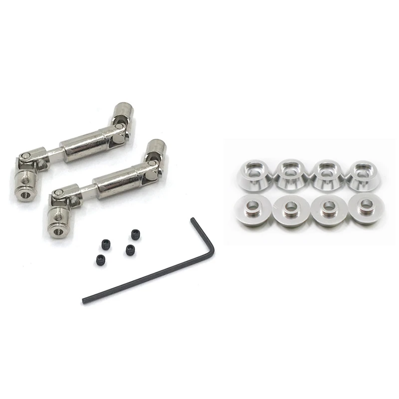 8Pcs Metal Connecting Rod Screw Gasket Shim Washer Rest For WPL C14 C24 C34 C44 MN D90 D91 & 2Pcs Metal Driving Shaft
8Pcs Metal Connecting Rod Screw Gasket Shim Washer Rest For WPL C14 C24 C34 C44 MN D90 D91 & 2Pcs Metal Driving Shaft