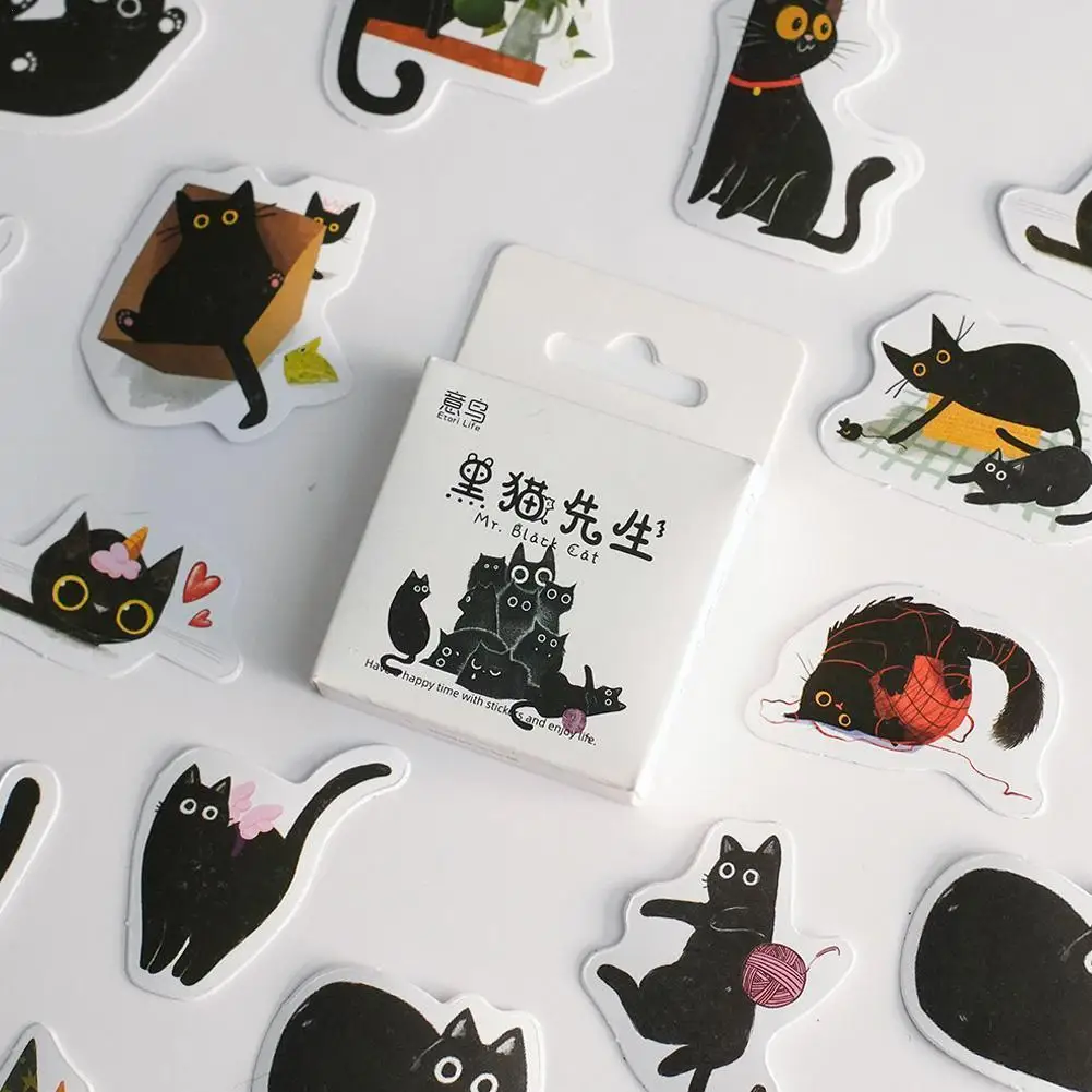 Тематические наклейки в виде черной кошки, украшения, милые наклейки в виде кошек, самоклеящиеся наклейки для скрапбукинга, наклейки для ноутбука, планировщика D2H7
Тематические наклейки в виде черной кошки, украшения, милые наклейки в виде кошек, самоклеящиеся наклейки для скрапбукинга, наклейки для ноутбука, планировщика D2H7
