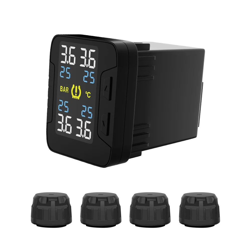 CAREUD для Nissan TPMS автомобильная электроника беспроводная система контроля давления в шинах ЖК-дисплей с внутренним/внешним датчиком
CAREUD для Nissan TPMS автомобильная электроника беспроводная система контроля давления в шинах ЖК-дисплей с внутренним/внешним датчиком