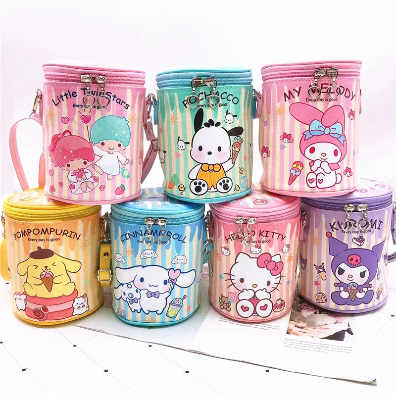 Hello Kitty Kawaii Cinnamoroll Mymelody Kuromi Sanrio Модная Повседневная Новая мультяшная аниме сумка-мессенджер с двойной молнией
Hello Kitty Kawaii Cinnamoroll Mymelody Kuromi Sanrio Модная Повседневная Новая мультяшная аниме сумка-мессенджер с двойной молнией