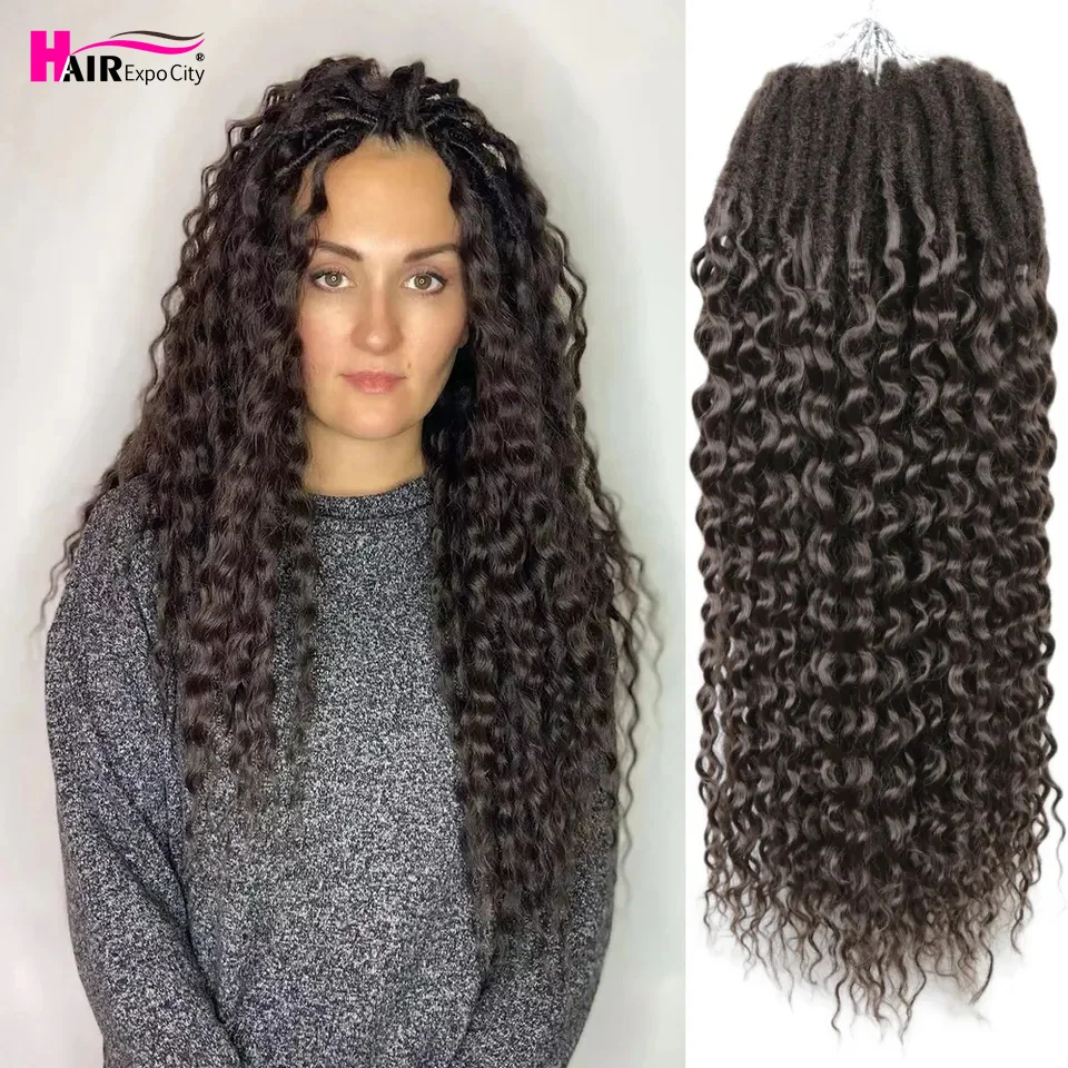 Deep Locs Crochet Hair New Soft Faux Locs Crochet Braids Goddess Locs Deep Wave Pre Looped Dreadlocks Hair Extensions For Women
Deep Locs Crochet Hair New Soft Faux Locs Crochet Braids Goddess Locs Deep Wave Pre Looped Dreadlocks Hair Extensions For Women