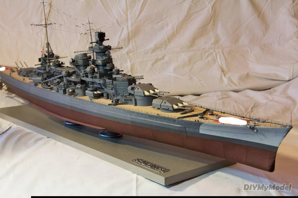 Бумажная модель DIYMyModeI Harlem версии battle cruiser Scharnhorst, чем 200, бумажная 3D модель 1
Бумажная модель DIYMyModeI Harlem версии battle cruiser Scharnhorst, чем 200, бумажная 3D модель 1