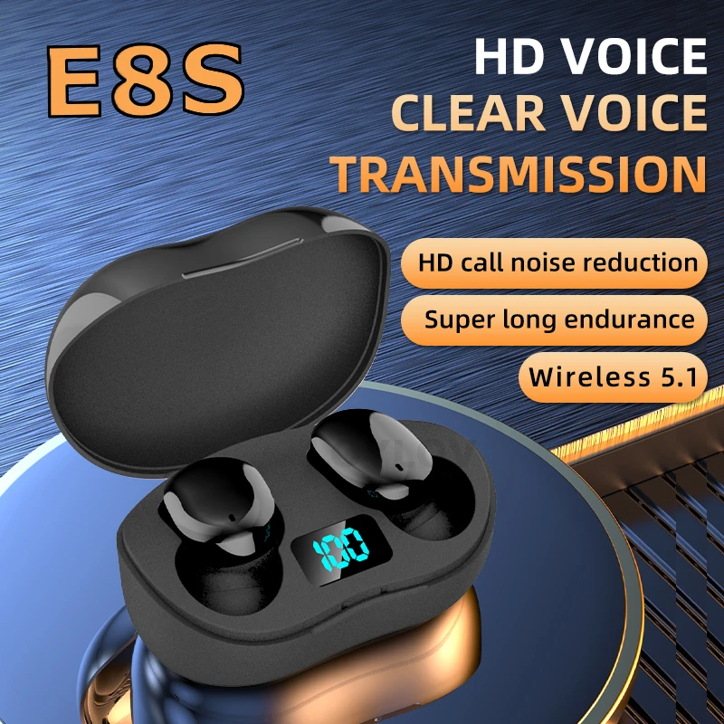 E8S TWS Беспроводные наушники Bluetooth Наушники Гарнитуры с шумоподавлением IPX4 Водонепроницаемый Для телефонов смартфонов Спортивные наушники
E8S TWS Беспроводные наушники Bluetooth Наушники Гарнитуры с шумоподавлением IPX4 Водонепроницаемый Для телефонов смартфонов Спортивные наушники