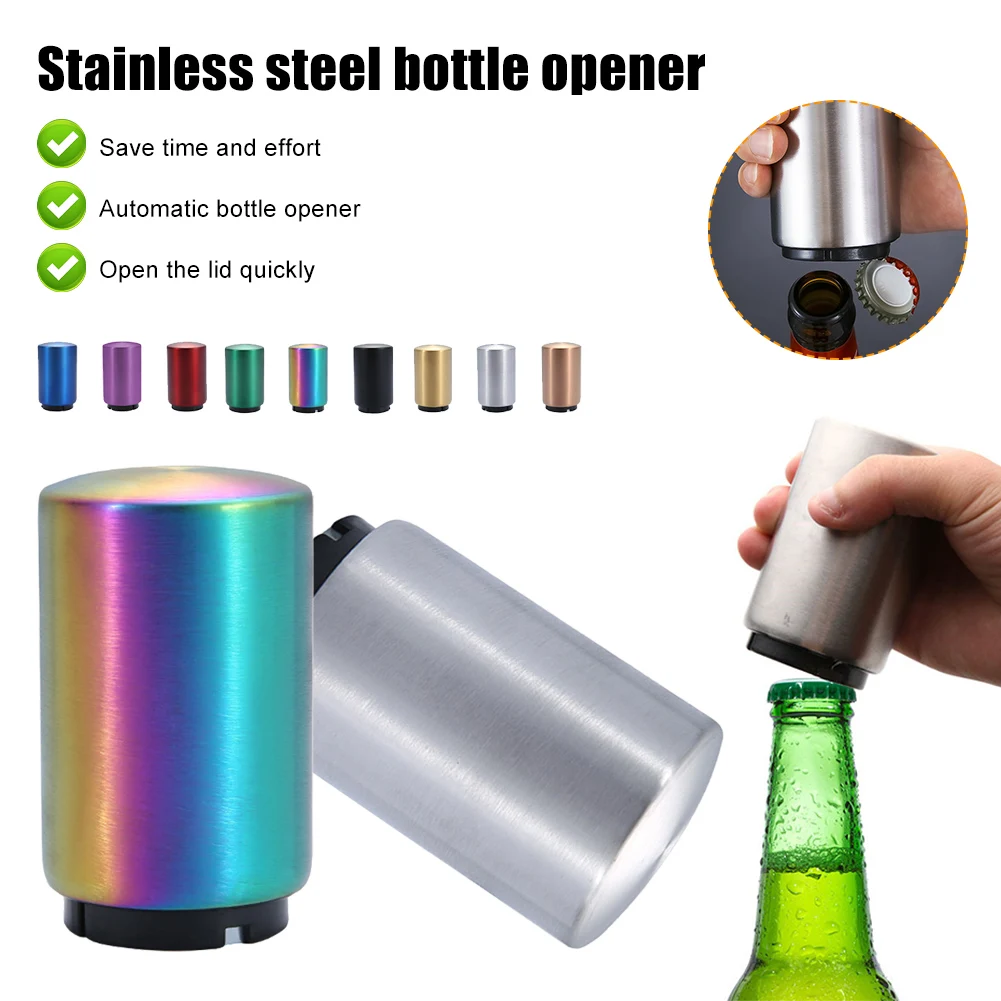 Home Automatic Beer Bottle Opener Press Kitchen Bar Dining Type Opener Magnet Push Down Beer Can Opener Corkscrew Gadgets
Home Automatic Beer Bottle Opener Press Kitchen Bar Dining Type Opener Magnet Push Down Beer Can Opener Corkscrew Gadgets