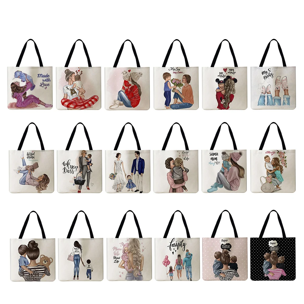 Mothers Day Printed Shoulder Shopping Bag Casual Ladies Large Capacity Tote Handbags Female Single Shoulder Bags
Mothers Day Printed Shoulder Shopping Bag Casual Ladies Large Capacity Tote Handbags Female Single Shoulder Bags
