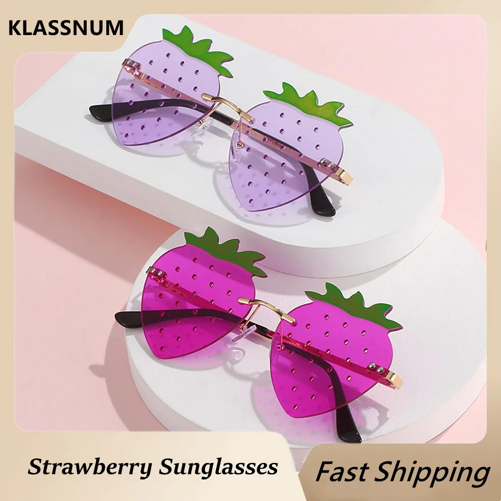 KLASSNUM Women Sunglasses Fashion Strawberry Shape Irregular Personality HipHop Sun Glasses Retro UV400 Candy Color Lens Eyewear
KLASSNUM Women Sunglasses Fashion Strawberry Shape Irregular Personality HipHop Sun Glasses Retro UV400 Candy Color Lens Eyewear