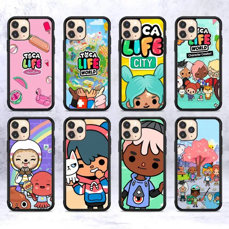 Toca Boca Toca Life World Phone Case Silicone PC+TPU Case for iPhone 11 12 13 Pro Max 8 7 6 Plus X SE XR Hard Fundas
Toca Boca Toca Life World Phone Case Silicone PC+TPU Case for iPhone 11 12 13 Pro Max 8 7 6 Plus X SE XR Hard Fundas