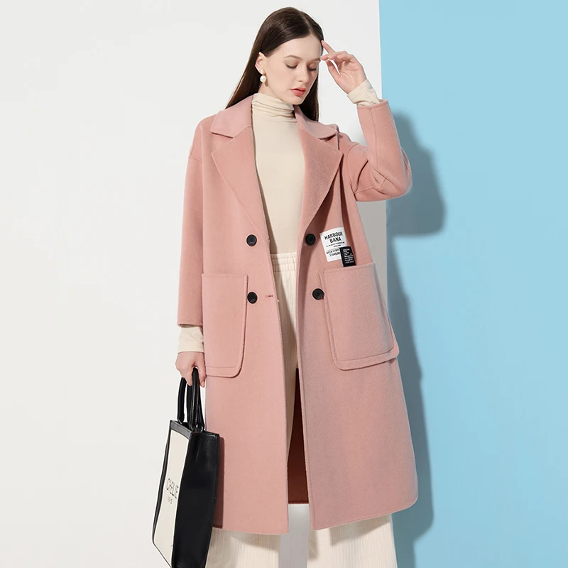 New Loose Wool Coat Women Autumn Winter 2022 Elegant Fashion Suit Collar Wide-waisted Print Long Double-faced Woolen Outerwear
New Loose Wool Coat Women Autumn Winter 2022 Elegant Fashion Suit Collar Wide-waisted Print Long Double-faced Woolen Outerwear