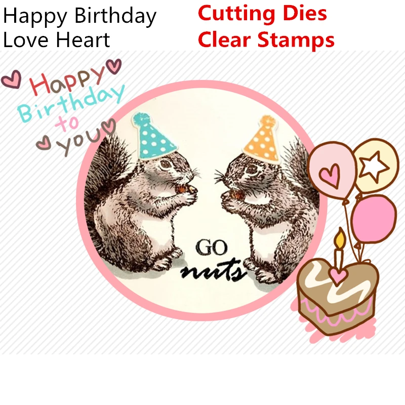 Happy Birthday Valentine's Day Heart 2022 New Cutting Dies Clear Stamp for Scrapbooking Embossing Frames Craft Card Stencil
Happy Birthday Valentine's Day Heart 2022 New Cutting Dies Clear Stamp for Scrapbooking Embossing Frames Craft Card Stencil