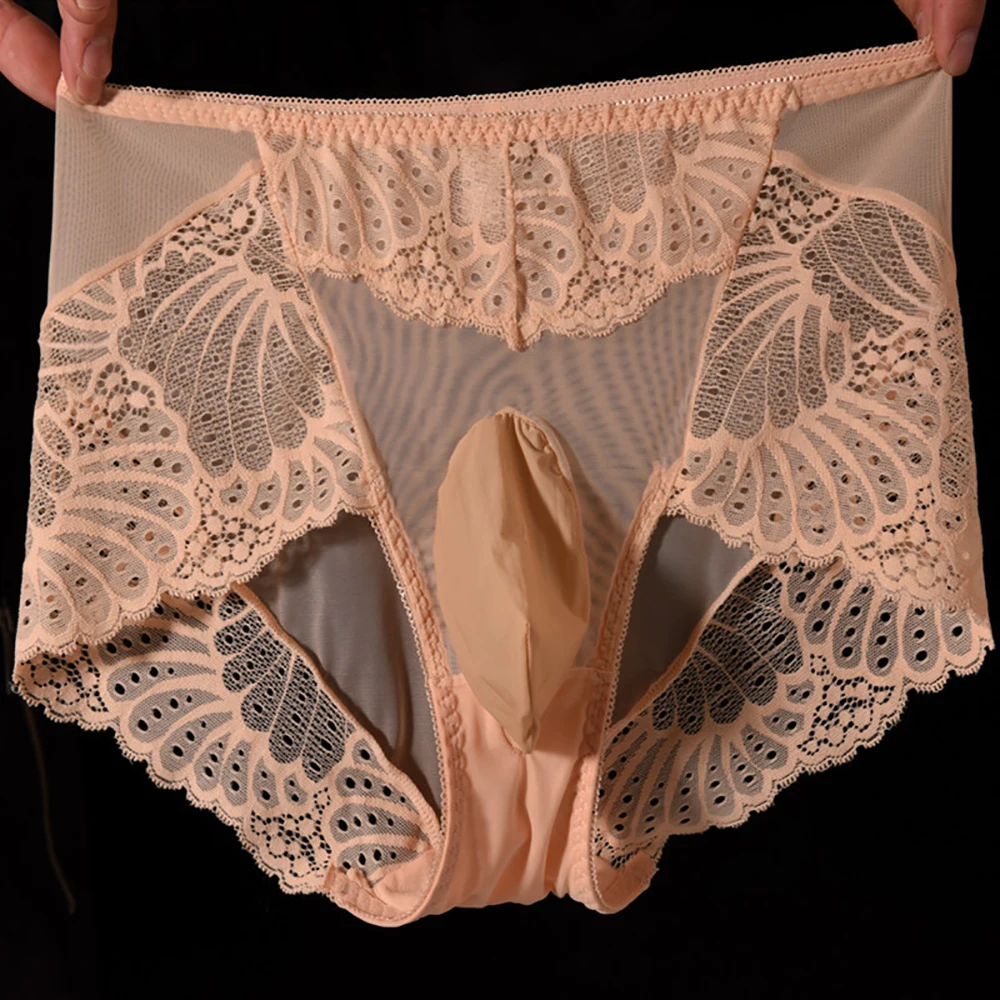 Men's Sexy Low Rise Lace Breathable Briefs See Through Underwear Pouch Panties Shorts U Convex Pouch Sexy Lingerie Boxer Shorts
Men's Sexy Low Rise Lace Breathable Briefs See Through Underwear Pouch Panties Shorts U Convex Pouch Sexy Lingerie Boxer Shorts