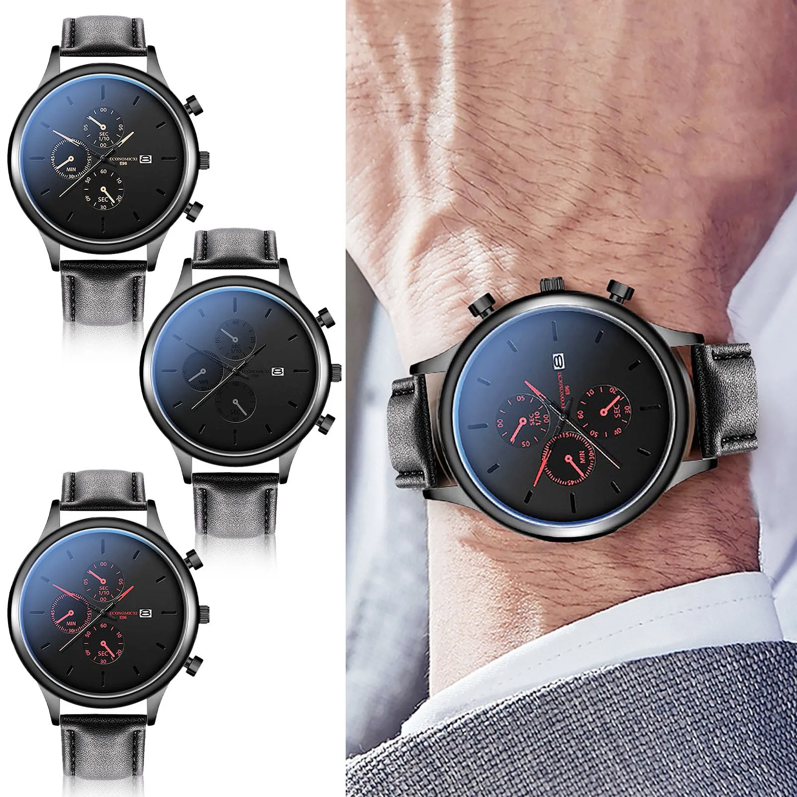 2022 Men's Watches Business Fashion Watch Man Top Brand Luxury Leather Wristwatch Quartz Chronograph Waterproof Auto Date Clock
2022 Men's Watches Business Fashion Watch Man Top Brand Luxury Leather Wristwatch Quartz Chronograph Waterproof Auto Date Clock