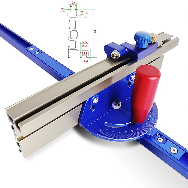 Miter Gauge Table Saw Router with Track Stop Aluminum Profile Fence Sawing Assembly Ruler for Carpenter Woodworking Tools
Miter Gauge Table Saw Router with Track Stop Aluminum Profile Fence Sawing Assembly Ruler for Carpenter Woodworking Tools