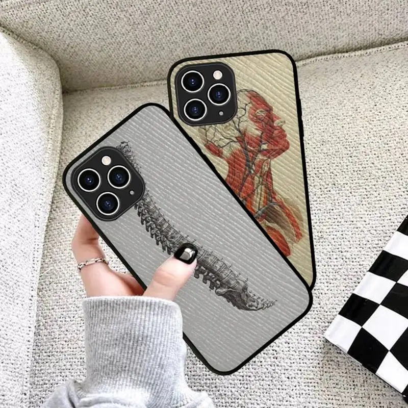 RuiCaiCa Medical Human Anatomy Phone Case Hard Leather Case for iPhone 11 12 13 Mini Pro Max 8 7 Plus SE 2020 X XR XS Coque
RuiCaiCa Medical Human Anatomy Phone Case Hard Leather Case for iPhone 11 12 13 Mini Pro Max 8 7 Plus SE 2020 X XR XS Coque
