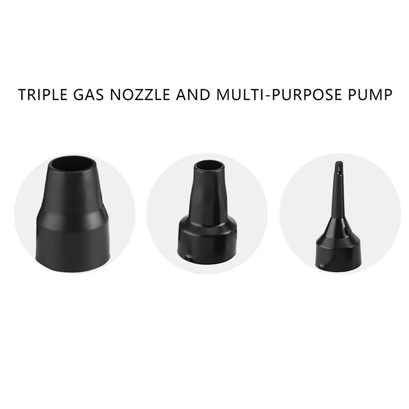 3 Sizes Nozzle Pump Nozzle Head Air Inflator Adaptor Replacement Nozzles Black Air nozzle of blower charging pump
3 Sizes Nozzle Pump Nozzle Head Air Inflator Adaptor Replacement Nozzles Black Air nozzle of blower charging pump