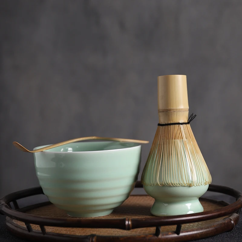 4pcs/set traditional matcha natural bamboo matcha whisk scoop ceremic Matcha Bowl Whisk Holder giftset a tea sets
4pcs/set traditional matcha natural bamboo matcha whisk scoop ceremic Matcha Bowl Whisk Holder giftset a tea sets