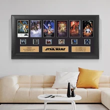 Disney Canvas Painting Classic Six Framed Star Wars Movie Posters Through The Ages Wall Art Bedroom Decor Prints For Living Room
