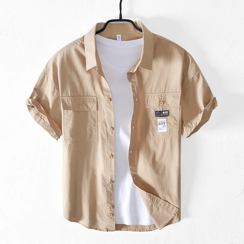 Short-sleeved Fashion Casual Shirts, Pointy Collar, Summer Ironing, Youth
Short-sleeved Fashion Casual Shirts, Pointy Collar, Summer Ironing, Youth