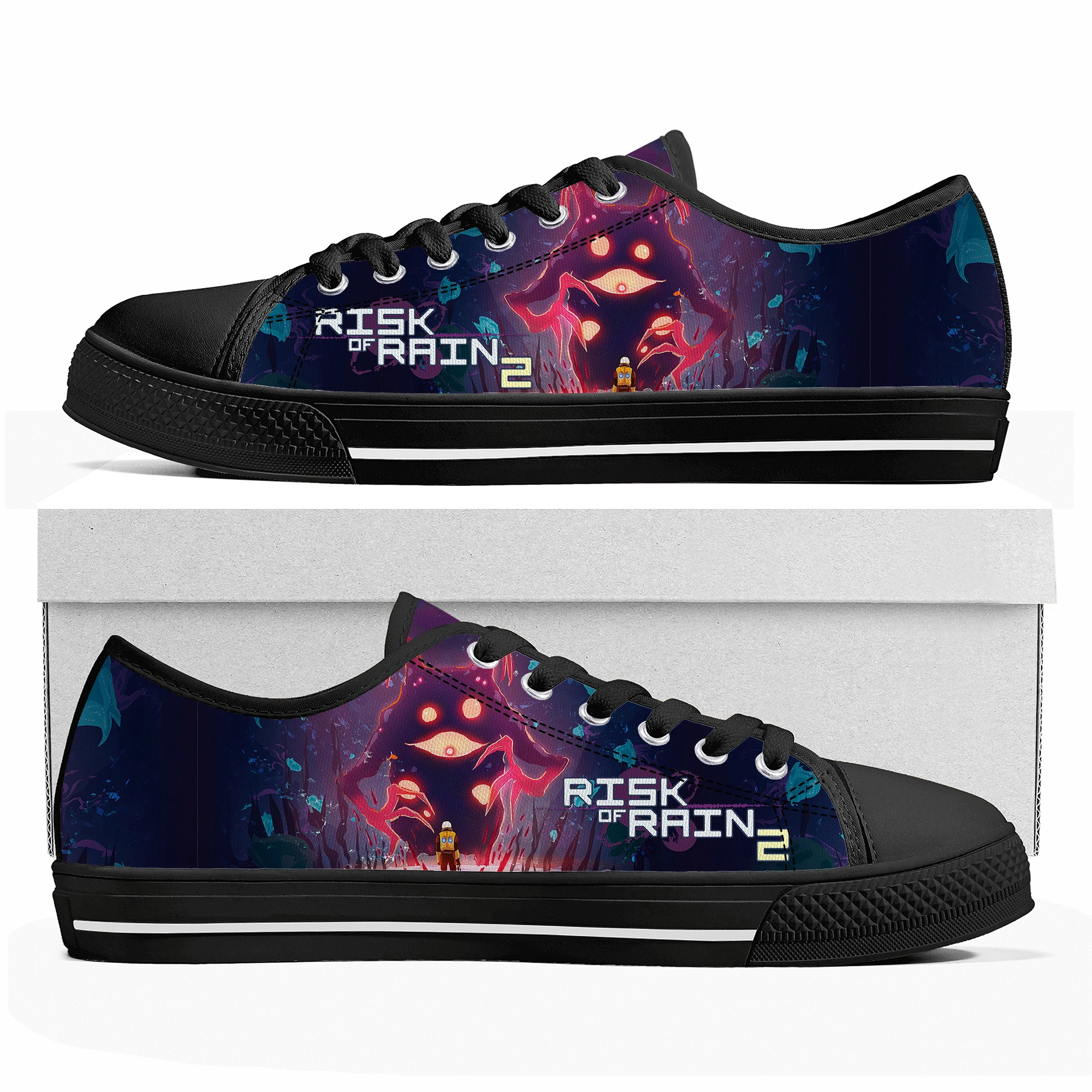Risk of Rain 2 Low Top Sneakers Cartoon Game Womens Mens Teenager High Quality Shoes Casual Fashion Tailor Made Canvas Sneaker
Risk of Rain 2 Low Top Sneakers Cartoon Game Womens Mens Teenager High Quality Shoes Casual Fashion Tailor Made Canvas Sneaker