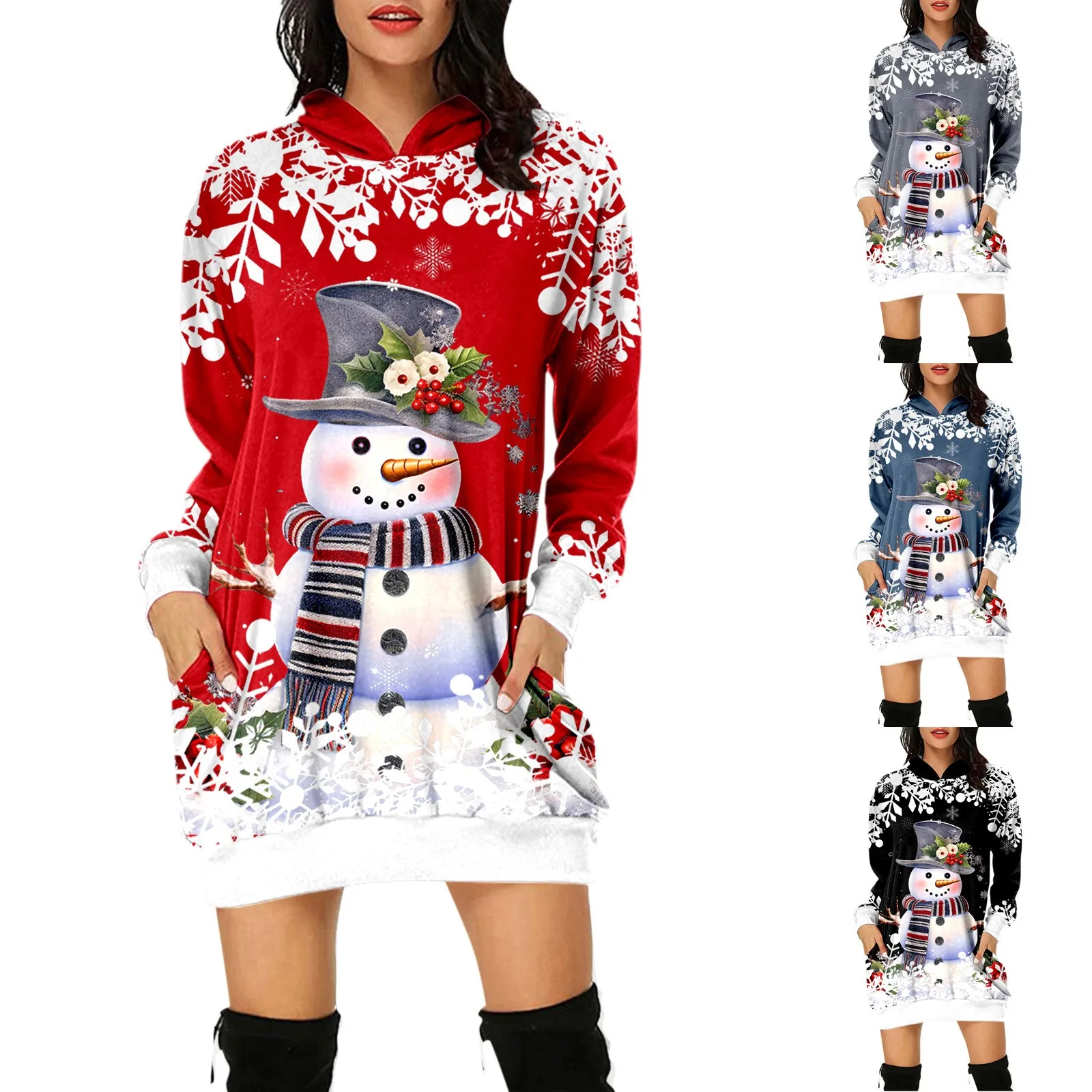 Женское модное рождественское платье с длинным рукавом и карманом на бедрах, тонкое модное платье, женская одежда в стиле пэчворк, женская одежда
Женское модное рождественское платье с длинным рукавом и карманом на бедрах, тонкое модное платье, женская одежда в стиле пэчворк, женская одежда