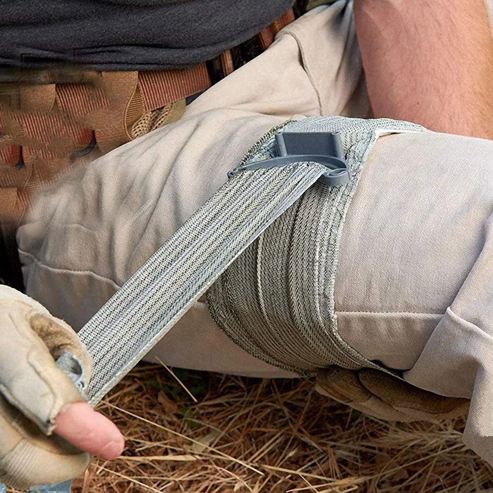 First Aid Bandage Wound Hemostatic Compression Bandage Army Survival Training Bandage Field Safety Outdoor Survival Equipment 
First Aid Bandage Wound Hemostatic Compression Bandage Army Survival Training Bandage Field Safety Outdoor Survival Equipment