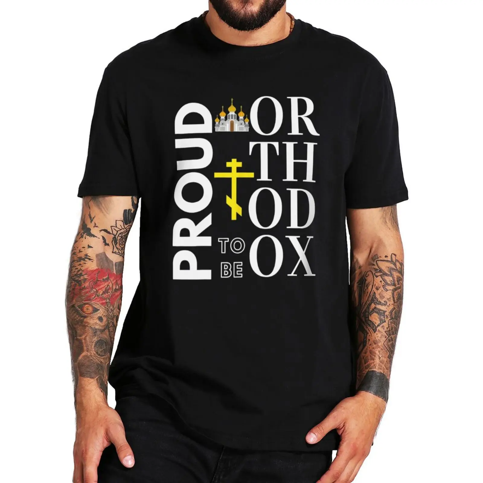 Orthodox Proud To Be T Shirt Funny Humor Jokes Gifts Men Clothing Casual 100%Cotton Premium Summer EU Size T-shirts
Orthodox Proud To Be T Shirt Funny Humor Jokes Gifts Men Clothing Casual 100%Cotton Premium Summer EU Size T-shirts