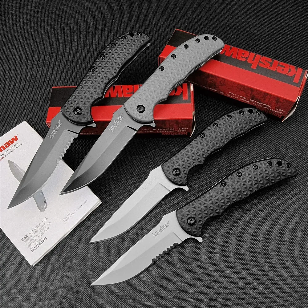 

Kershaw 3650 Volt II Pocket Folding Knife 8Cr13Mov Steel Blade Nylon Wave Fibre Handle Outdoor Survival Knives Tactical EDC Tool
