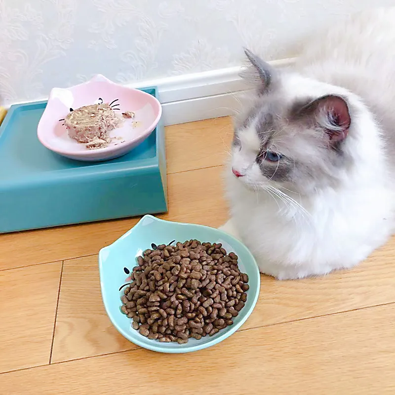 Creative Cute Cat Bowl Cartoon Dish Small Saucer Shape Mini Kitten Plate Ceramics Cat Feeder Anti Skid Pet Supplies Comedero
Creative Cute Cat Bowl Cartoon Dish Small Saucer Shape Mini Kitten Plate Ceramics Cat Feeder Anti Skid Pet Supplies Comedero