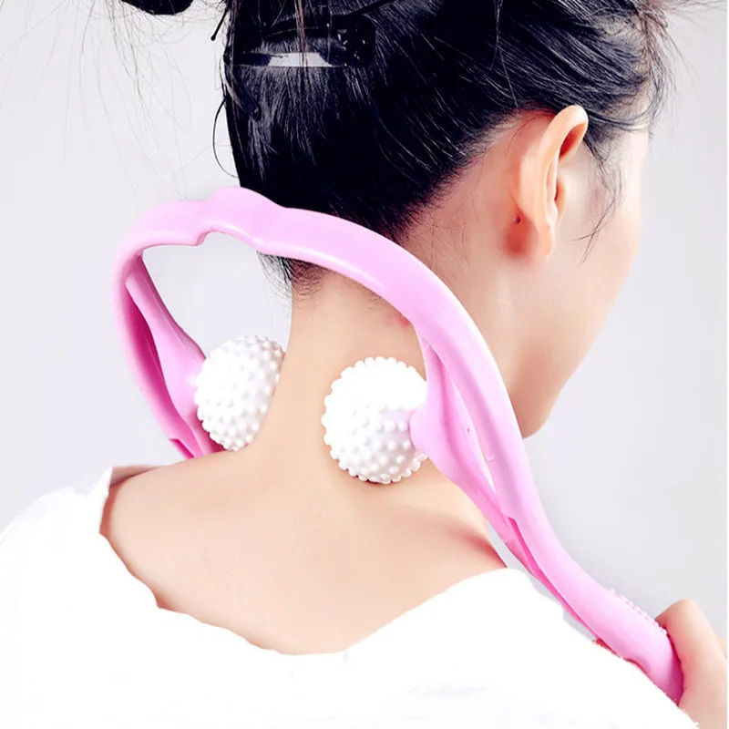 New Neck Massage Instrument Pressure Point Treatment Neck Massager Relieves Neck Shoulder Double Trigger Point Handheld Fitness
New Neck Massage Instrument Pressure Point Treatment Neck Massager Relieves Neck Shoulder Double Trigger Point Handheld Fitness
