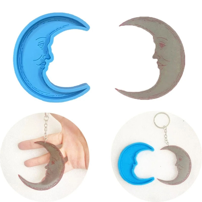Moon Silicone Resin Mold,Moon Epoxy Resin Casting Mold for DIY Crafts Car Pendant Jewelry Making Keychain Silicone Mold
Moon Silicone Resin Mold,Moon Epoxy Resin Casting Mold for DIY Crafts Car Pendant Jewelry Making Keychain Silicone Mold