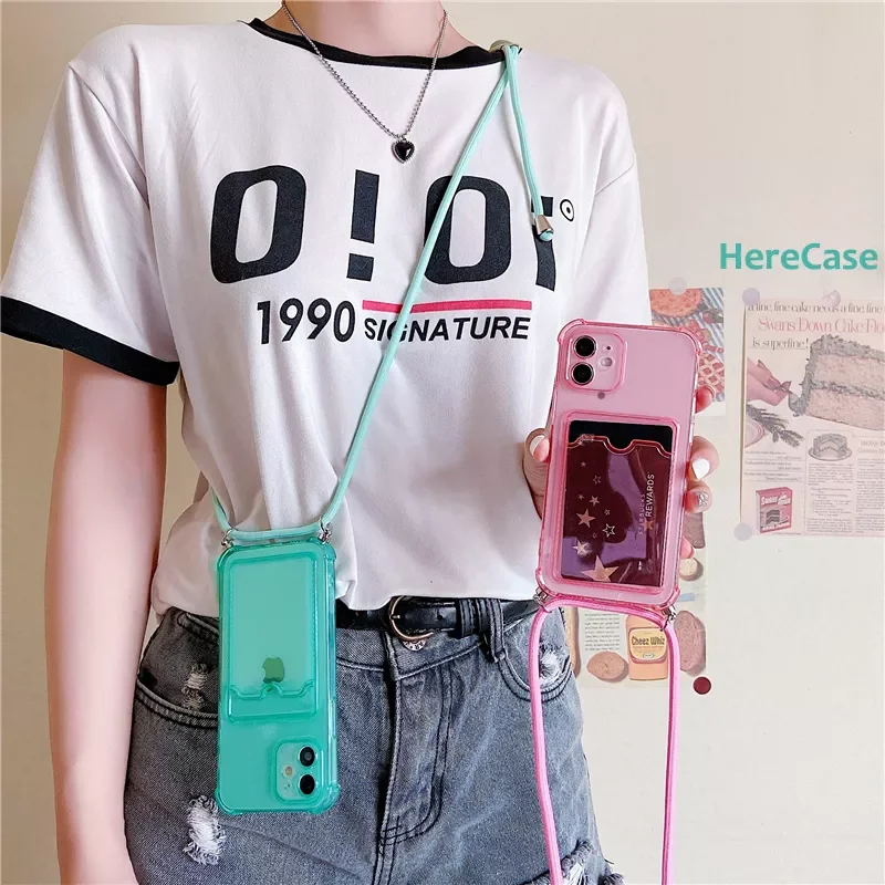 Crossbody Lanyard Hang Strap+Card Holder Case For Xiaomi Redmi 9T Note 10 Pro 9s Note 8 POCO X3 NFC Shockproof TPU Wallet Cover
Crossbody Lanyard Hang Strap+Card Holder Case For Xiaomi Redmi 9T Note 10 Pro 9s Note 8 POCO X3 NFC Shockproof TPU Wallet Cover