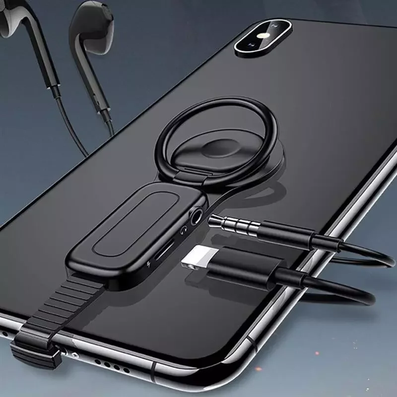 2 in 1 Charging calling Audio Splitter Dual Ports for Lightning Jack Adapter
2 in 1 Charging calling Audio Splitter Dual Ports for Lightning Jack Adapter