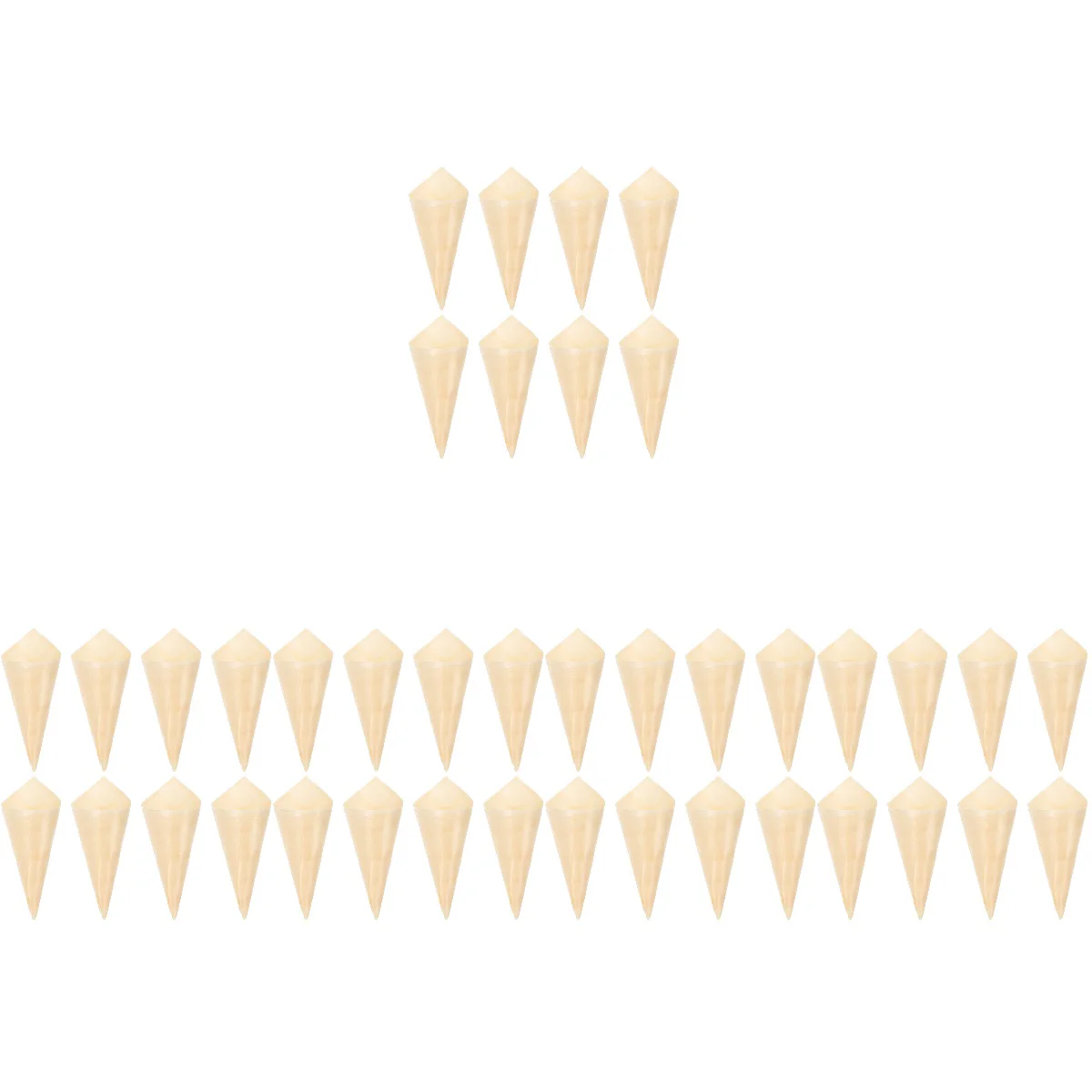 5x Wooden Charcuterie Cones Appetizers Cones Finger Holder Wooden Cone Popcorn Cone Bags Rose Petals Cones
5x Wooden Charcuterie Cones Appetizers Cones Finger Holder Wooden Cone Popcorn Cone Bags Rose Petals Cones