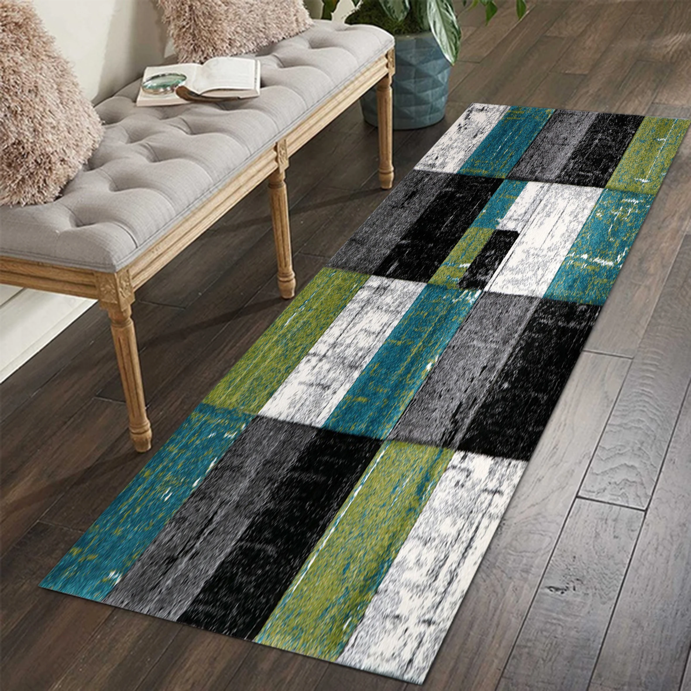Anti-Slip Kitchen Area Rug Geometric Patterns Printed Home Entrance Doormat Floor Mats Carpets for Living Room Bathroom Mat Rug 
Anti-Slip Kitchen Area Rug Geometric Patterns Printed Home Entrance Doormat Floor Mats Carpets for Living Room Bathroom Mat Rug