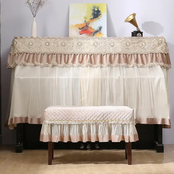 Modern minimalist fabric lace piano cover piano dust cover all-inclusive European-style middle-opening piano half-cover piano be
Modern minimalist fabric lace piano cover piano dust cover all-inclusive European-style middle-opening piano half-cover piano be