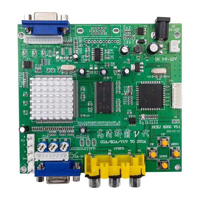 Аркадная игра CGA/EGA/YUV/RGB на VGA выход, HD видеопреобразователь, плата для монитора аркадных игр в ЖК-проектор PDP CRT
Аркадная игра CGA/EGA/YUV/RGB на VGA выход, HD видеопреобразователь, плата для монитора аркадных игр в ЖК-проектор PDP CRT