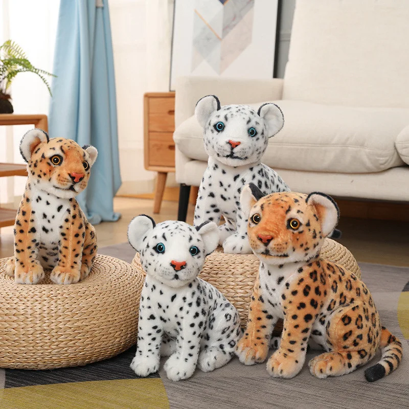 28/32cm Simulation Snow Leopard Plush Toy Stuffed Soft Wild Animal Forest Tiger Pillow Dolls For Children Kids Birthday Gift
28/32cm Simulation Snow Leopard Plush Toy Stuffed Soft Wild Animal Forest Tiger Pillow Dolls For Children Kids Birthday Gift