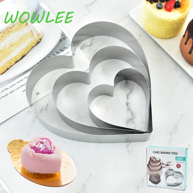 Free Shipping Cake Decorating Tools Stainless Steel Heart Love Shaped Cake Chocolate Candy Cookies Cutter Moulds
Free Shipping Cake Decorating Tools Stainless Steel Heart Love Shaped Cake Chocolate Candy Cookies Cutter Moulds