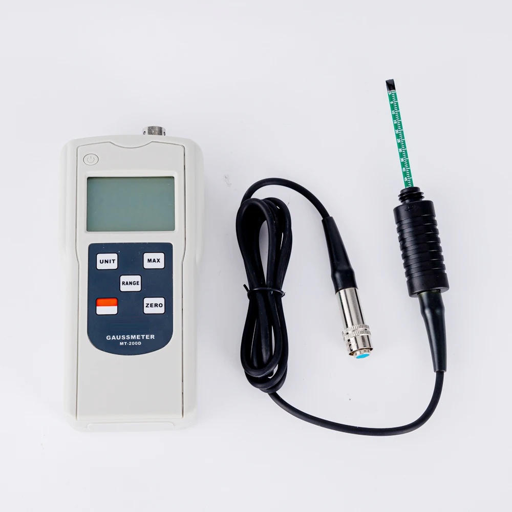 Handheld MT-200D Digital Gauss Meter High Precision 0mT~200mT Tesla Meter Magnetic Field Strength Measuring Instrument
Handheld MT-200D Digital Gauss Meter High Precision 0mT~200mT Tesla Meter Magnetic Field Strength Measuring Instrument