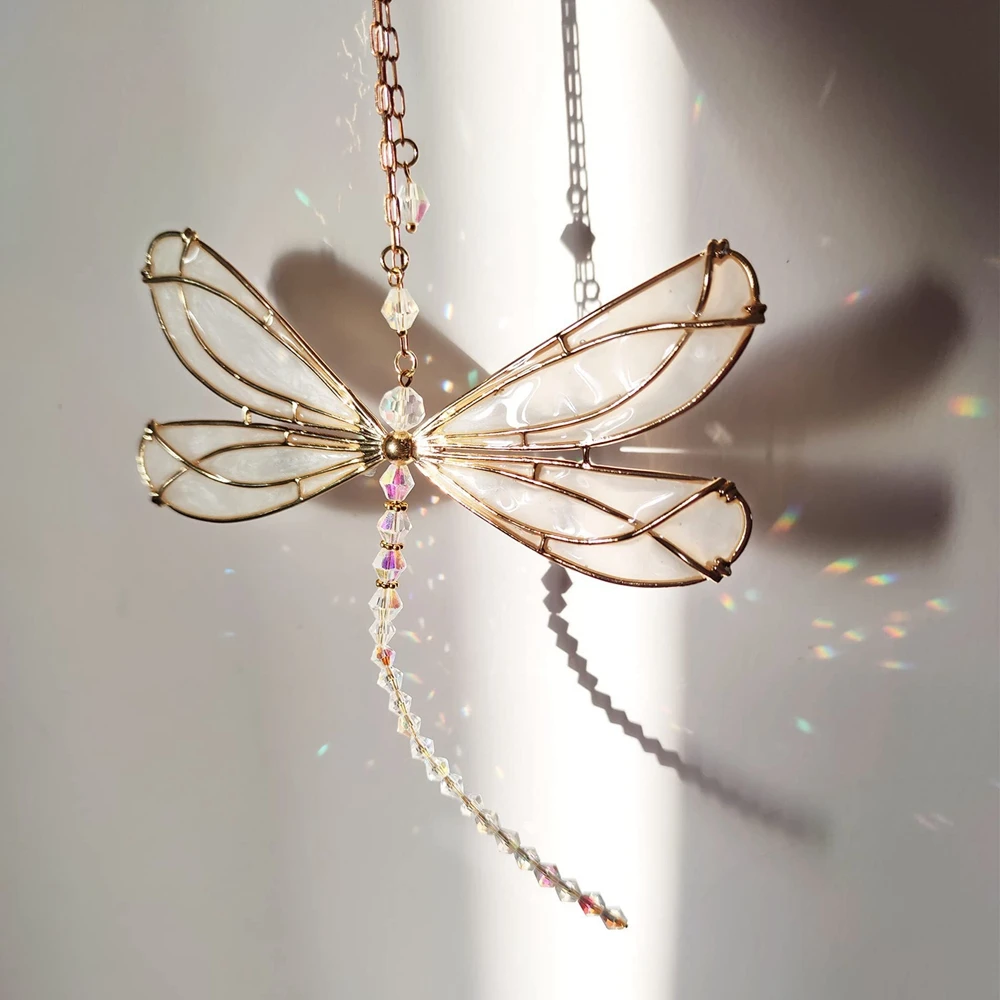 Crystal Rainbow Suncatcher Dragonfly Window Hanging Ornament Handmade Garden Wedding Christmas Home Decoration Pendants Gifts
Crystal Rainbow Suncatcher Dragonfly Window Hanging Ornament Handmade Garden Wedding Christmas Home Decoration Pendants Gifts