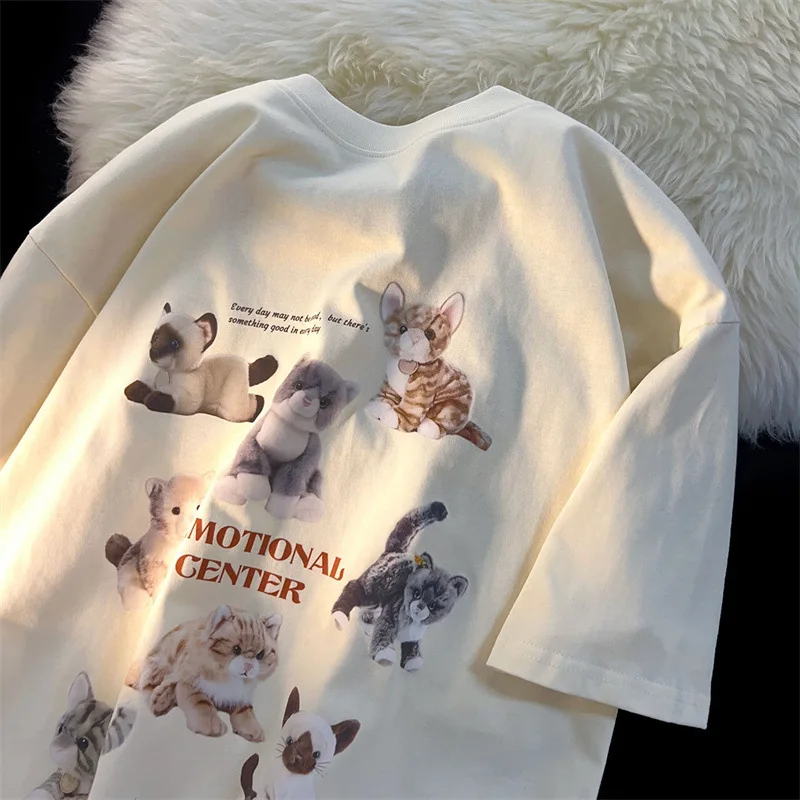 2023 T Shirt Summer Women Cotton Causal O-neck T-shirt Japanese Women Students Cute Short Sleeve Top Fashion Loose Hip Hop Shirt
2023 T Shirt Summer Women Cotton Causal O-neck T-shirt Japanese Women Students Cute Short Sleeve Top Fashion Loose Hip Hop Shirt