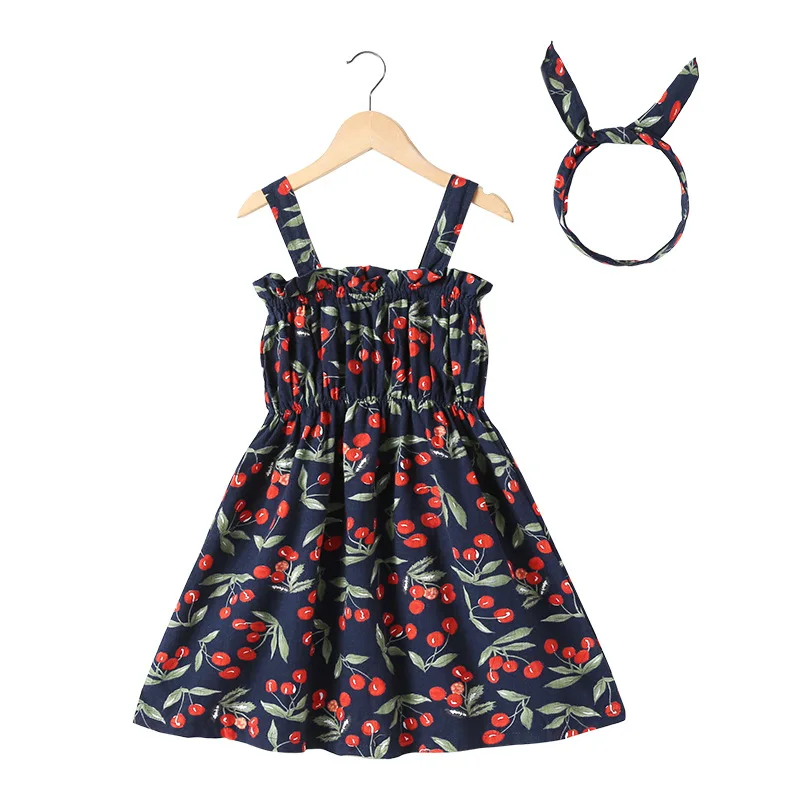 Baby Girls Smocked Dresses New 2022 Flowers Cherry Kids Cotton Dresses Baby Princess Dress Toddler Print Sling,#5254
Baby Girls Smocked Dresses New 2022 Flowers Cherry Kids Cotton Dresses Baby Princess Dress Toddler Print Sling,#5254